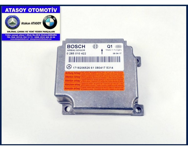 MERCEDES W171 AİRBAG BEYNİ 1718207326 1718206526 1718205826 1718205626 1718204726 0285010570 0285010442 0285010164 0285010145 0281001984 A1718207326 A1718206526 A1718205826 A1718205626 A1718204726